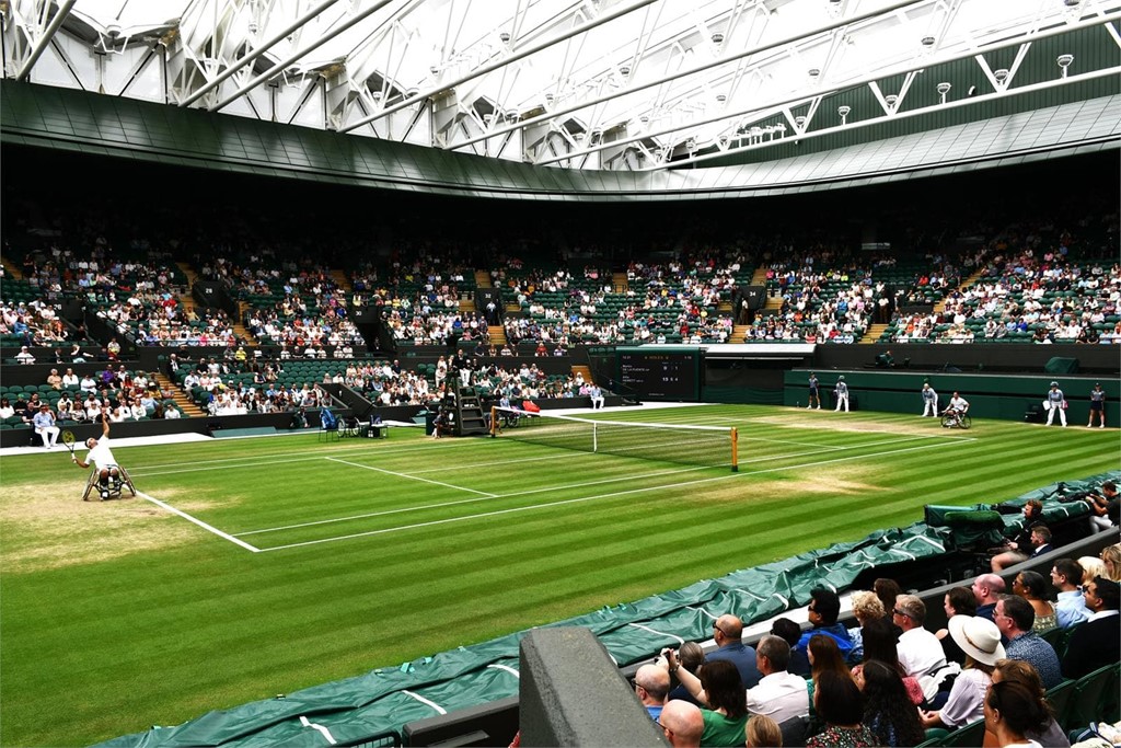 Éxito en Wimbledon, la catedral del Tenis